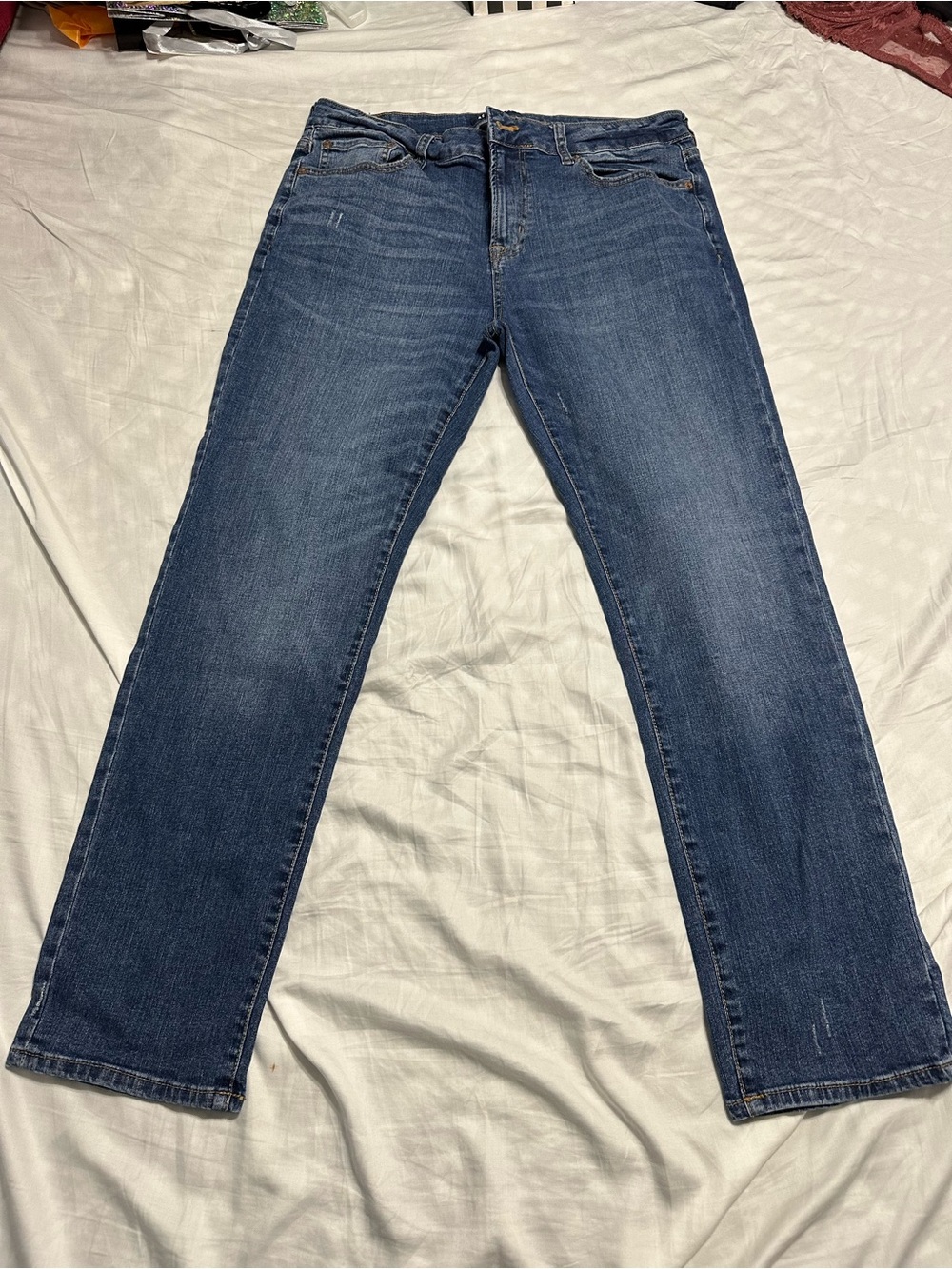 Aeropostale Men's Slim Jeans in Dark Blue Wash